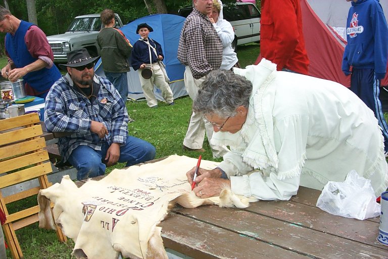 Members signing hide