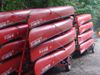 Canoes at Livery